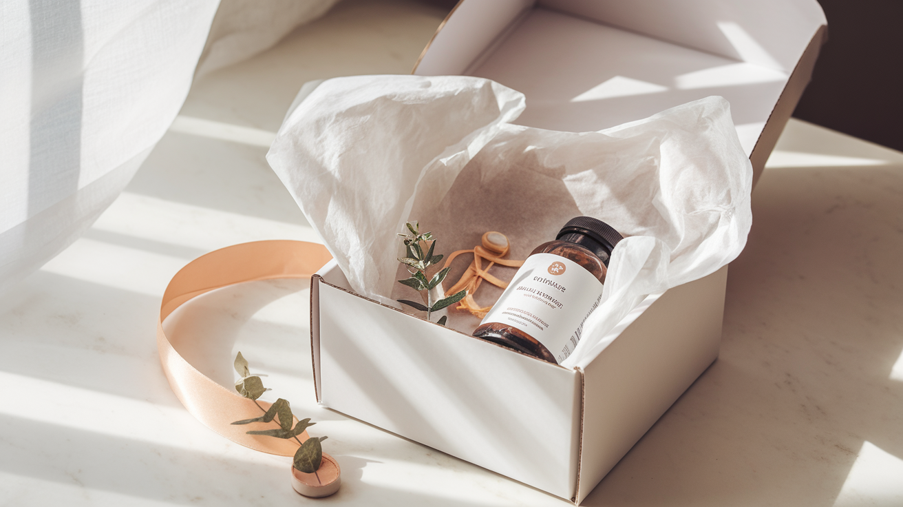 Embalagem de entrega VitaFlame